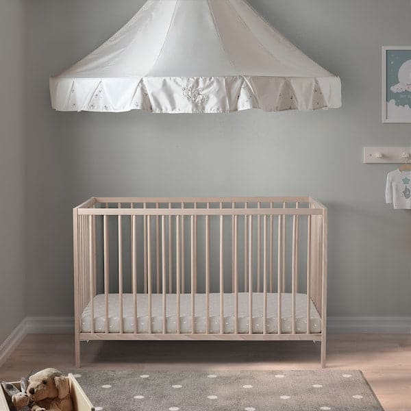 Ikea SNIGLAR - Cot, beech, 60x120 cm
