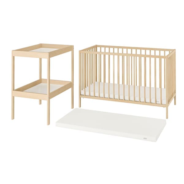 Ikea SNIGLAR Room furniture set, 3pcs - beech ,