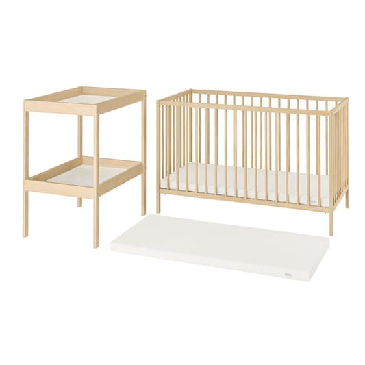 Ikea SNIGLAR Room furniture set, 3pcs - beech ,