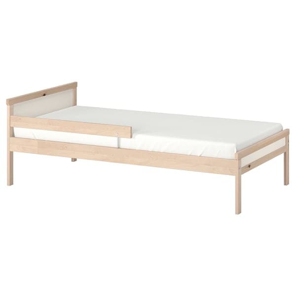 Ikea SNIGLAR - Bed frame with slatted bed base, beech, 70x160 cm