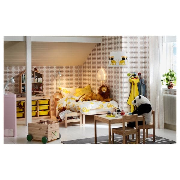 Ikea SNIGLAR - Bed frame with slatted bed base, beech, 70x160 cm