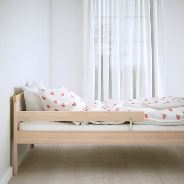Ikea SNIGLAR - Bed frame with slatted bed base, beech, 70x160 cm