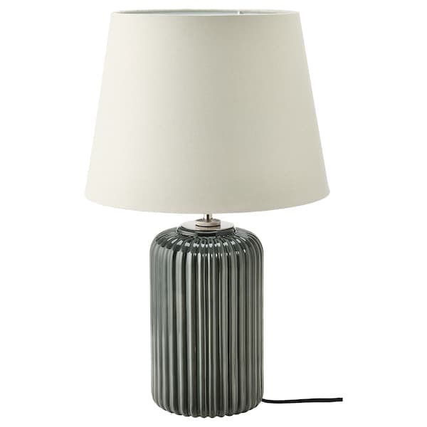 SNÖBYAR Table lamp - ceramic-turquoise/grey 52 cm - best price from Maltashopper.com 50450401