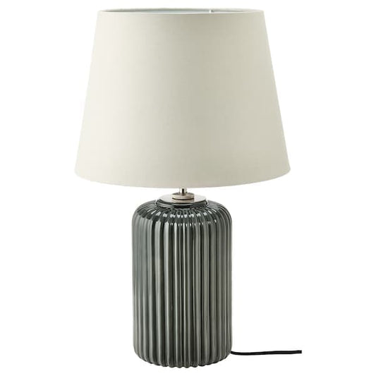 SNÖBYAR Table lamp - ceramic-turquoise/grey 52 cm - best price from Maltashopper.com 50450401