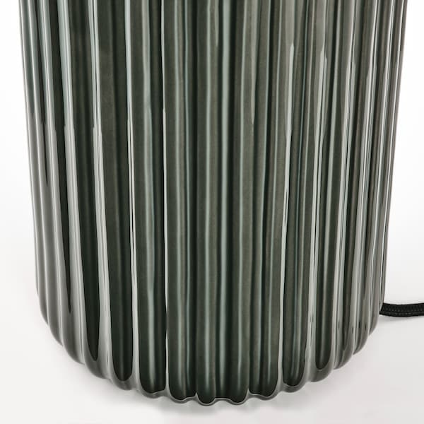 SNÖBYAR Table lamp - ceramic-turquoise/grey 52 cm - best price from Maltashopper.com 50450401