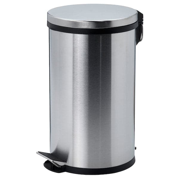 Ikea SNÖRPA - Pedal bin, stainless steel, 5 l