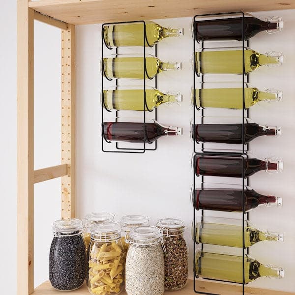 Ikea SNÖSPIRA - 4-bottle wine rack, black