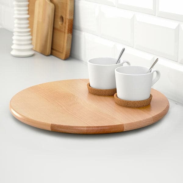 SNUDDA - Lazy Susan, solid wood, 39 cm - best price from Maltashopper.com 90074483