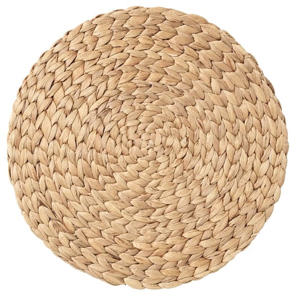 SOARÉ - Place mat, water hyacinth, 37 cm - best price from Maltashopper.com 40082536