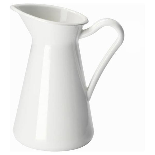 SOCKERÄRT - Vase/jug, white, 16 cm