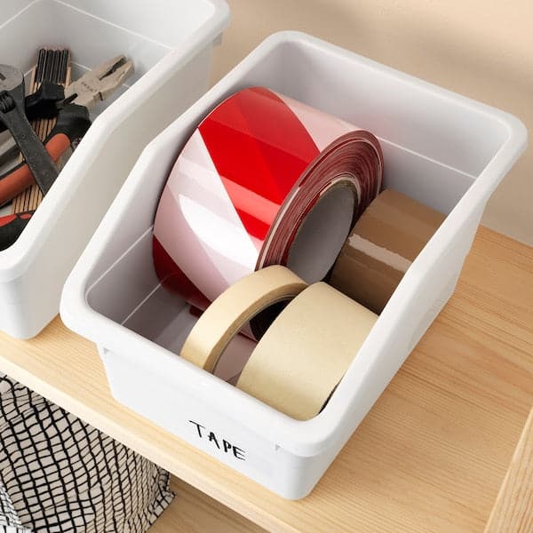 SOCKERBIT - Box, white, 19x26x15 cm - best price from Maltashopper.com 50316182