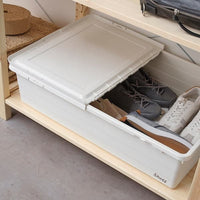 SOCKERBIT - Storage box with lid, white, 50x77x19 cm - best price from Maltashopper.com 20411524