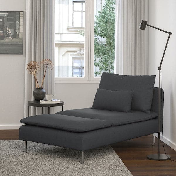 SÖDERHAMN Chaise-longue, Fridtuna grigio scuro , - best price from Maltashopper.com 39449598