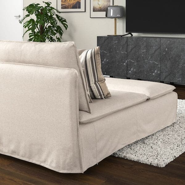 SÖDERHAMN Chaise-longue, Gransel color naturale , - best price from Maltashopper.com 29442125