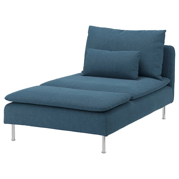 Ikea SÖDERHAMN - Chaise-longue, Tallmyra blue ,