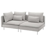 SÖDERHAMN 3-seat sofa, with open end/Tallmyra white/black, 192 cm
