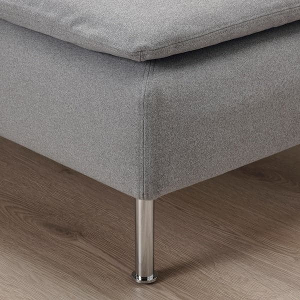 Ikea SÖDERHAMN 3-seater sofa, open end/Tonerud grey ,