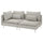 SÖDERHAMN 3-seat sofa, with open end/Viarp beige/brown, 6x14x99 cm