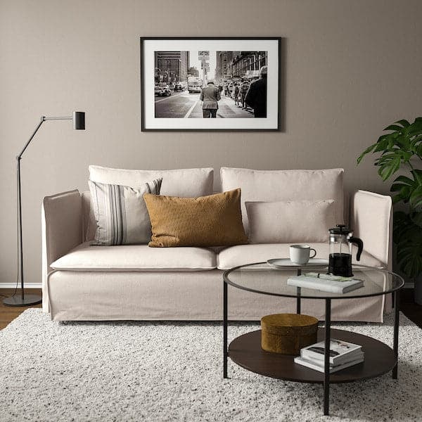 Ikea SÖDERHAMN 3-seater sofa, Gransel natural colour ,