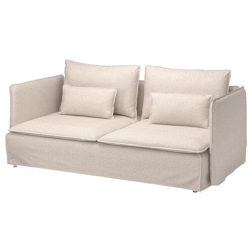 SÖDERHAMN 3-seater sofa, Gransel natural colour ,