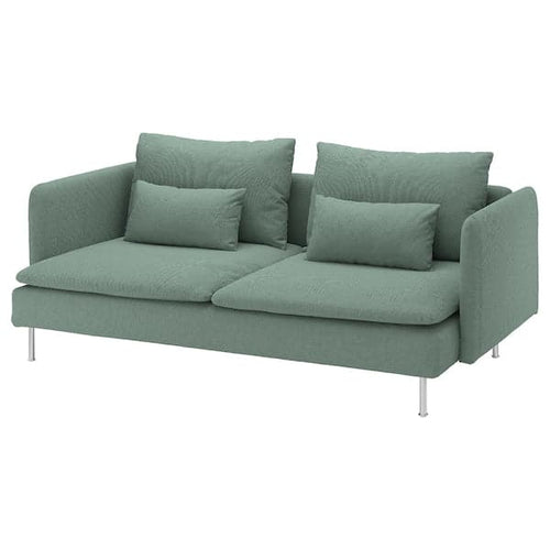 SÖDERHAMN - 3-seater sofa, Tallmyra light green ,