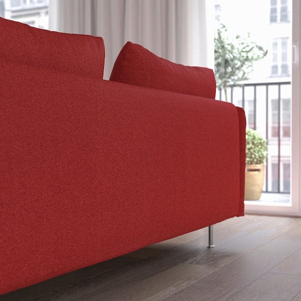 Ikea SÖDERHAMN - 3-seater sofa, Tonerud red
