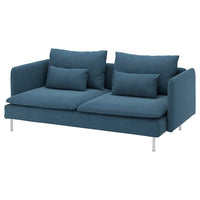 SÖDERHAMN 3-seat sofa, Tallmyra blue, 198 cm
