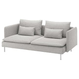 SÖDERHAMN 3-seat sofa, Tallmyra white/black, 198 cm
