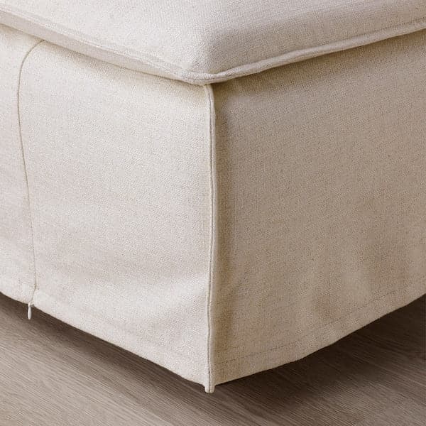 Ikea SÖDERHAMN 4-seater sofa with chaise-longue, with open end Gransel / natural colour , ikea_check