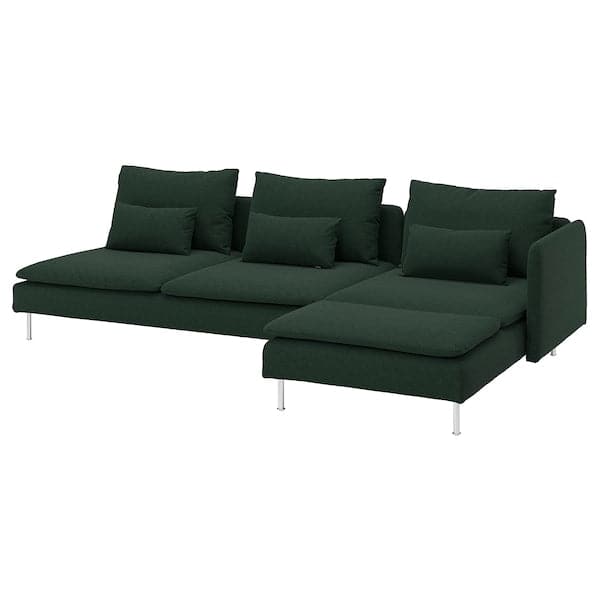 Ikea SÖDERHAMN - 4-seater sofa with chaise-longue ,