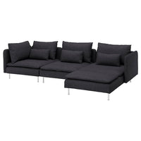 SÖDERHAMN 4-seat sofa with chaise longue