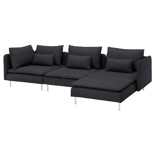 Ikea SÖDERHAMN - 4-seater sofa with chaise-longue ,