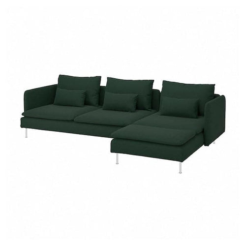 SÖDERHAMN - 4-seater sofa with chaise-longue ,