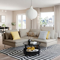 SÖDERHAMN 3-seater corner sofa, Fridtuna light beige , - best price from Maltashopper.com 79449657