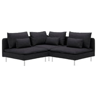 SÖDERHAMN - 3-seater corner sofa, Hillared anthracite , - best price from Maltashopper.com 29430561