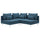 SÖDERHAMN - 3-seater corner sofa, Tallmyra blue ,