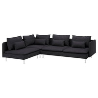 SÖDERHAMN - 4-seater corner sofa, open end/Hillared anthracite , - best price from Maltashopper.com 69430564