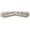 SÖDERHAMN corner sofa, 6-seat, Fridtuna light beige, 291x14x99 cm