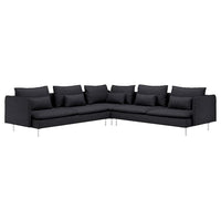 SÖDERHAMN - 6 seater corner sofa, Hillared anthracite , - best price from Maltashopper.com 99430567