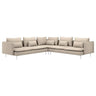 SÖDERHAMN corner sofa, 6-seat, Hillared beige, 291x14x99 cm