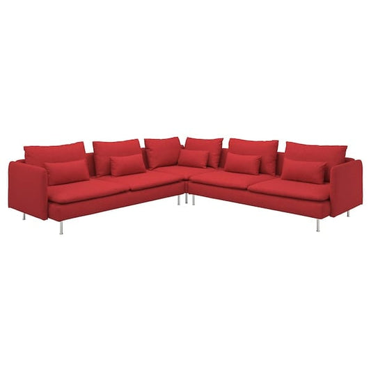 Ikea SÖDERHAMN - 6 seater corner sofa, Tonerud red ikea_check