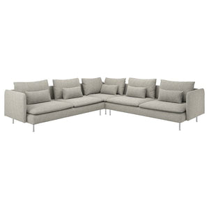 Ikea SÖDERHAMN Corner sofa 6 seater - Viarp beige/brown , ikea_check