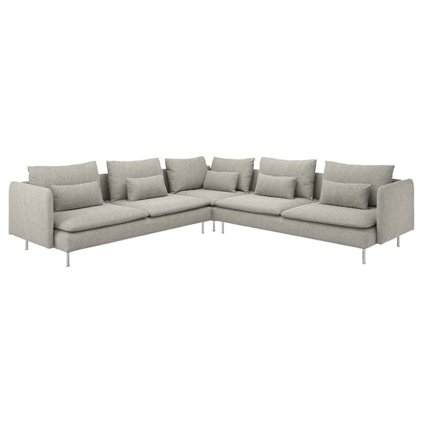 Ikea SÖDERHAMN Corner sofa 6 seater - Viarp beige/brown , ikea_check