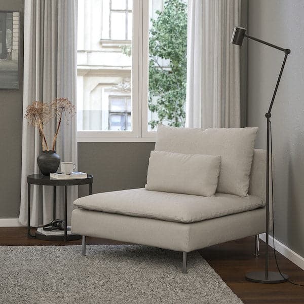 Ikea SÖDERHAMN 1-seat element, Fridtuna light beige ,