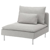 SÖDERHAMN 1-seat section, Tallmyra white/black, 93x83x99 cm