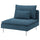 SÖDERHAMN 1-seat section, Tallmyra blue, 93x83x99 cm