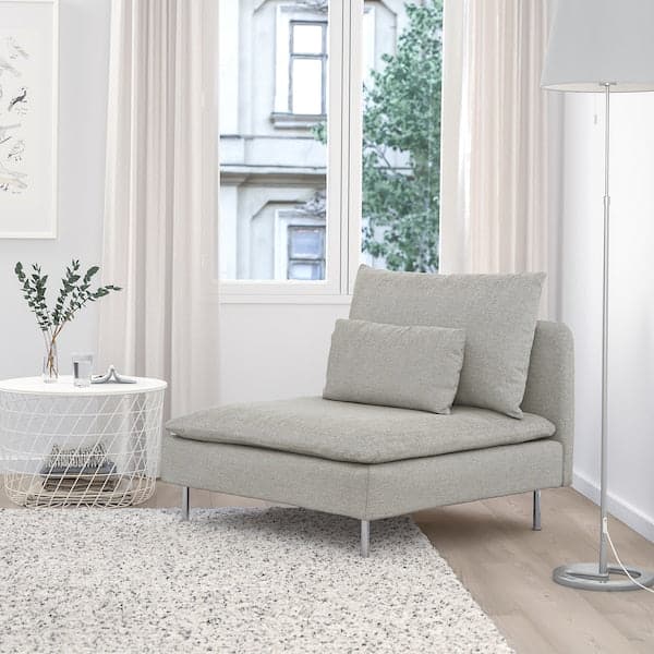 Ikea SÖDERHAMN 1-seater element - Beige/brown Viarp