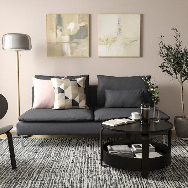 Ikea SÖDERHAMN 3-seater element, Fridtuna dark grey ,