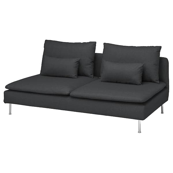 SÖDERHAMN 3-seater element, Fridtuna dark grey ,