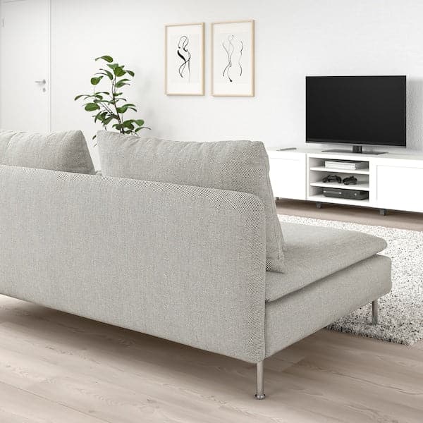 Ikea SÖDERHAMN 3-seater element - Beige/brown Viarp